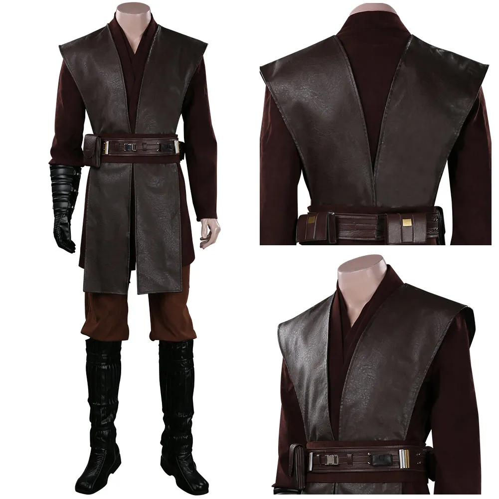 

Anakin Skywalker Cosplay Costume Outfits Halloween Carnival Suit