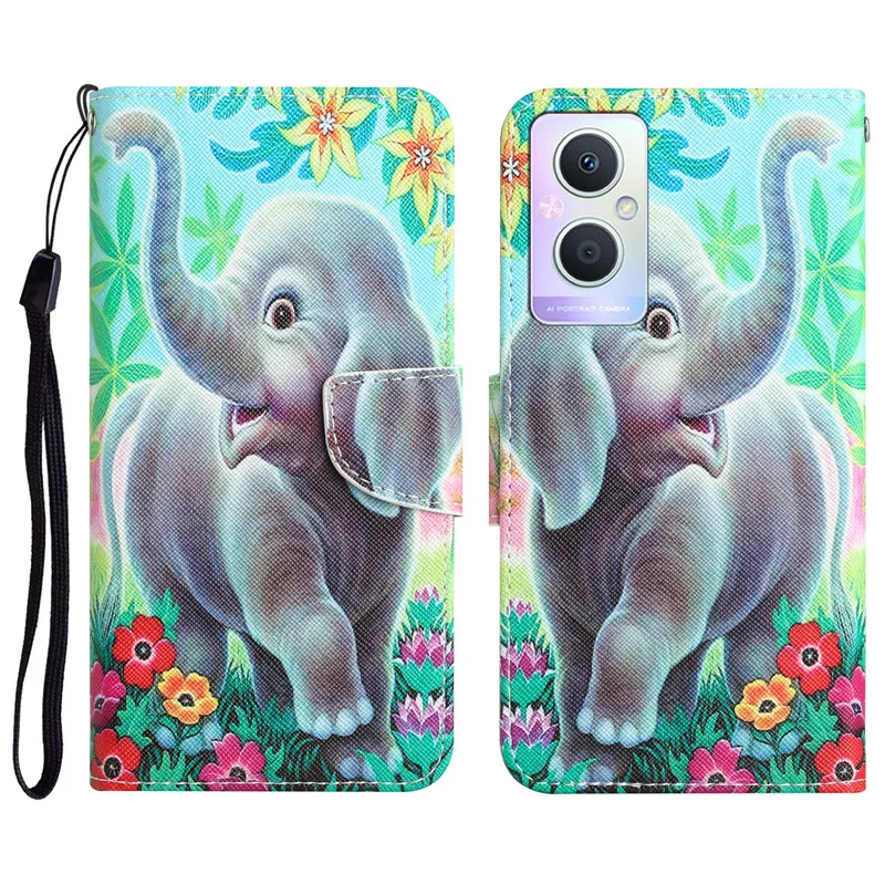 Case on For Etui OPPO A96 5G Phone Stand Cover For OPPO A96 4G OPPOA96 OP A96 A 96 Coque Wallet Flip Magnetic Leather Cases 2022