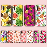 avocado cherry fruit print phone case for xiaomi mi 5 6 8 9 10 lite pro se mix 2s 3 f1 max2 3