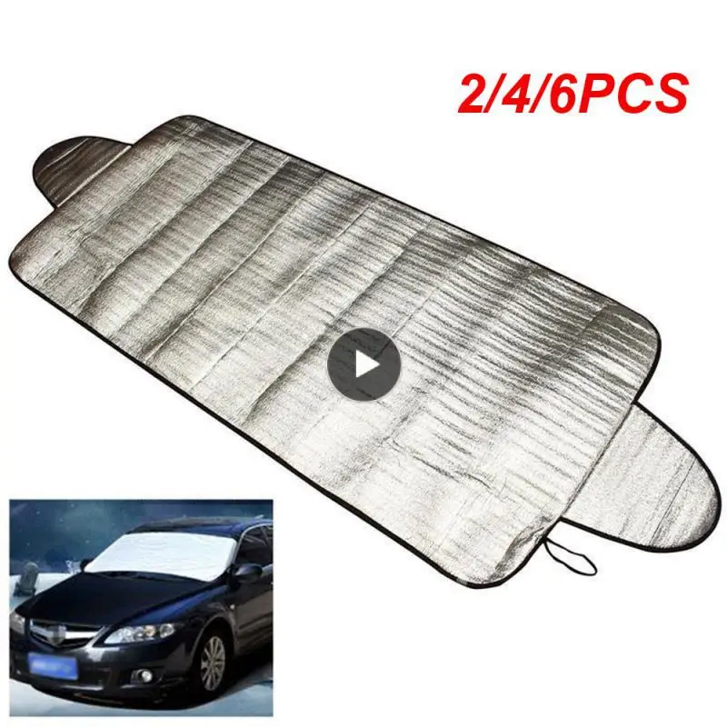

2/4/6PCS Insulated Multifunctional Front Rear Windshield Block Cover Visor Frost-proof Car Sunscreen Cover For Car Durable