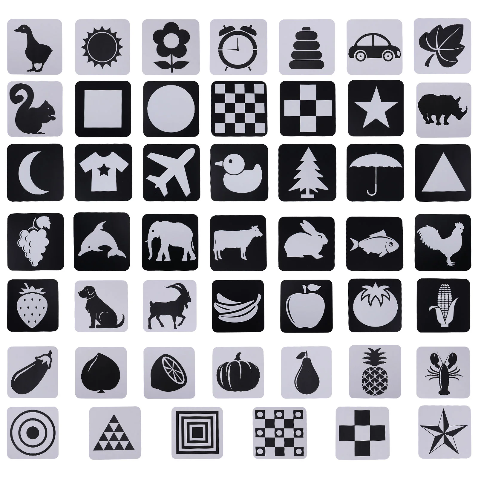 

Baby Visual Flash Toys White Black Contrast High Months Learning Toy Color 3 Newborn Flashcards Educational Brain Development