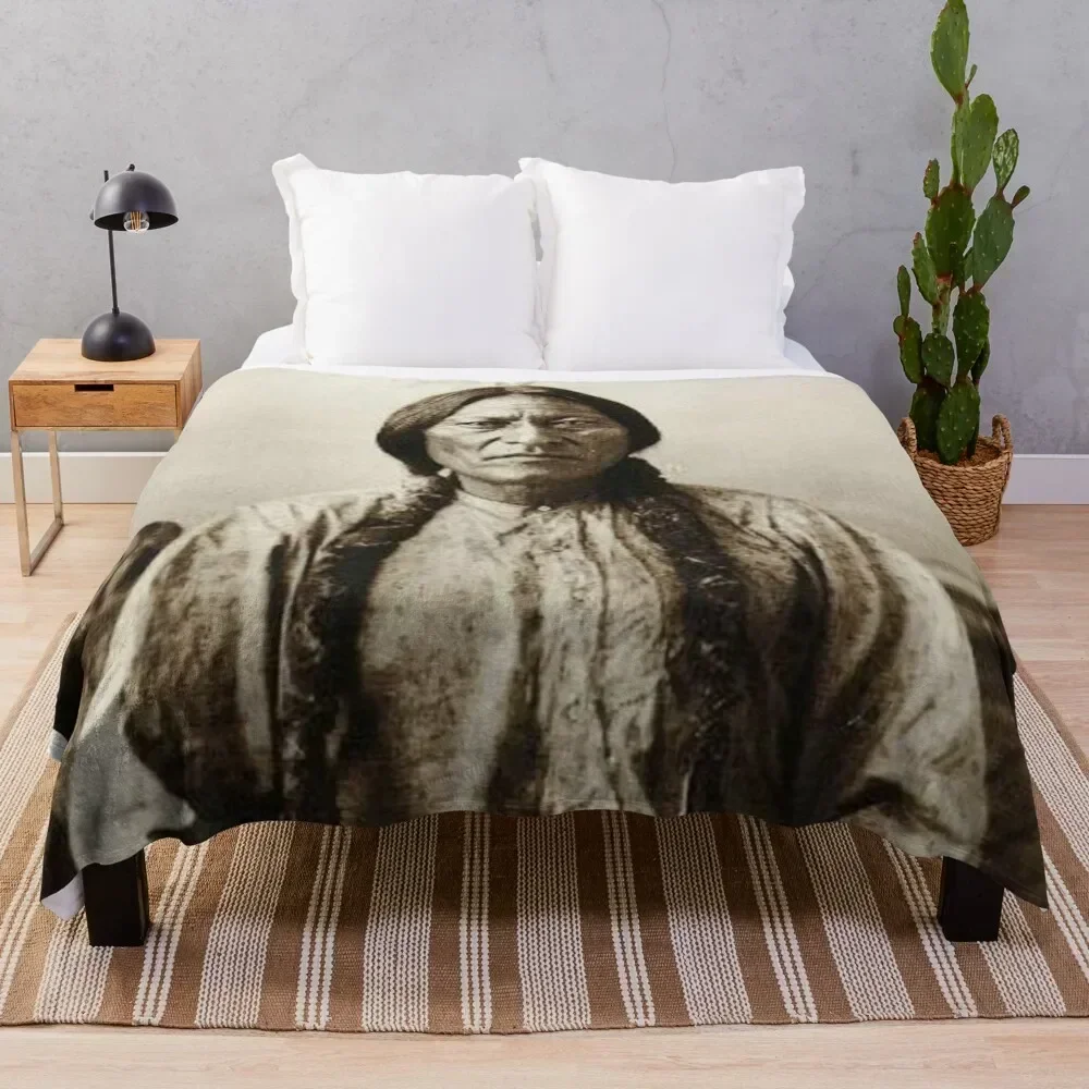 Сидящий Бик - Одеяло Hunkpapa Lakota большое одеяло в стиле аниме