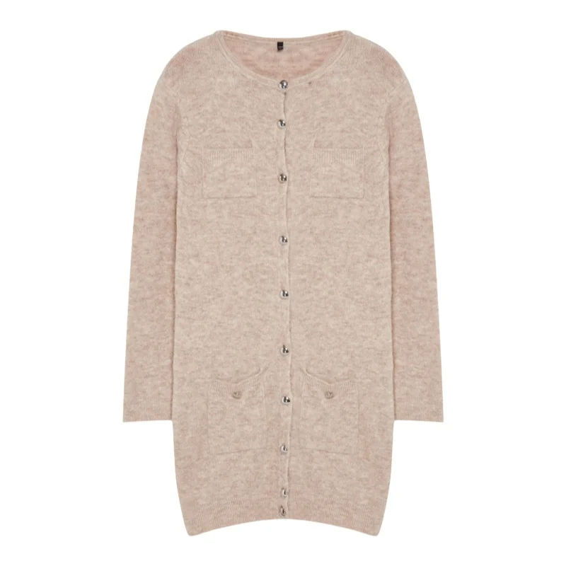 Trendyol TYZA Женские платья Regular Fit Повседневный трикотаж Однотонные с круглым вырезом