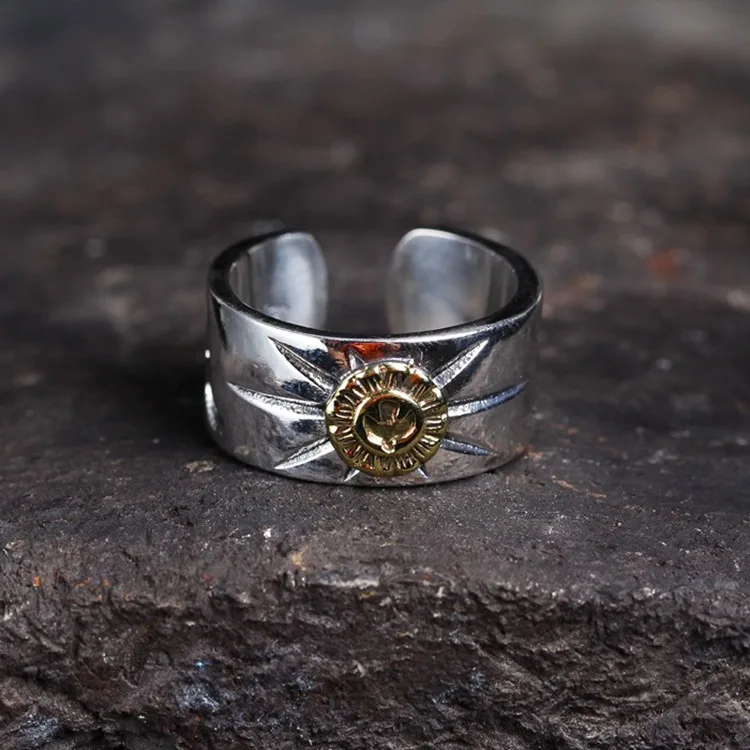 

Женское и мужское кольцо из тайского серебра 925 пробы с перьями