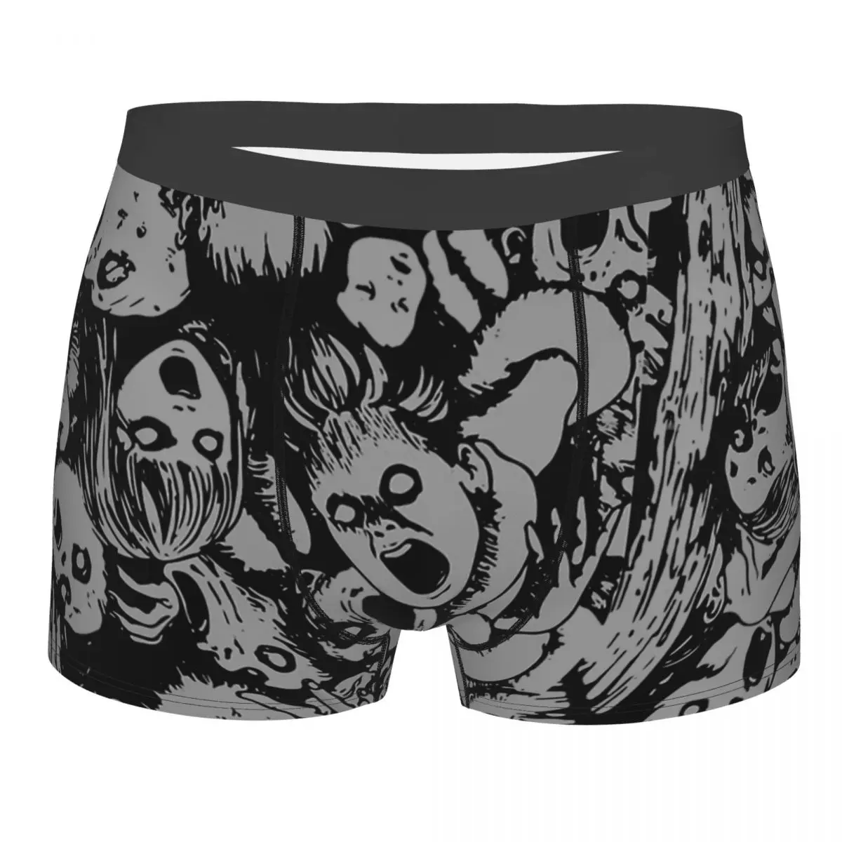 

Scary Faces Black Worl Junji Ito Tomie Manga Underpants Cotton Panties Male Underwear Sexy Shorts Boxer Briefs