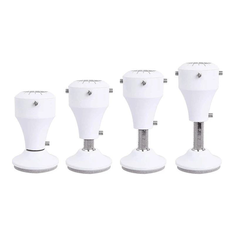 

4 Pack Adjustable Bed Risers 360° Rotatable Furniture Riser Base, Fit Chair Table Desk Sofa Feet Diameter