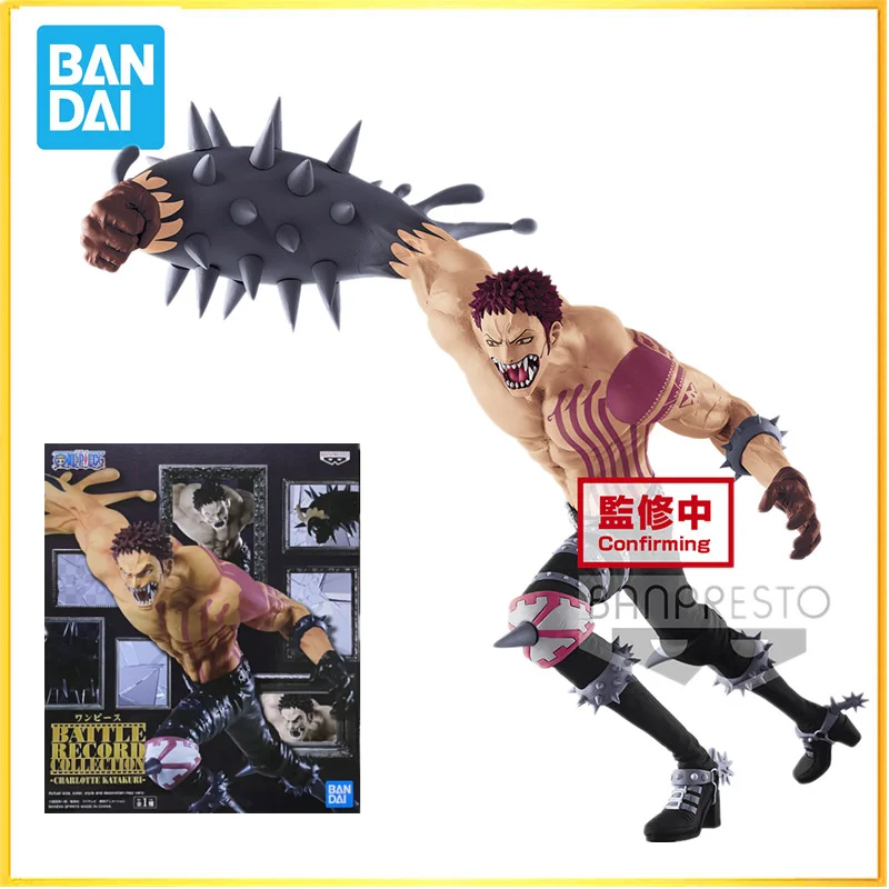 

In stock Bandai Original Genuine One Piece 27cm Charlotte Katakuri Figure Figurine Collectible Model Toy For Boyfriend Gifts