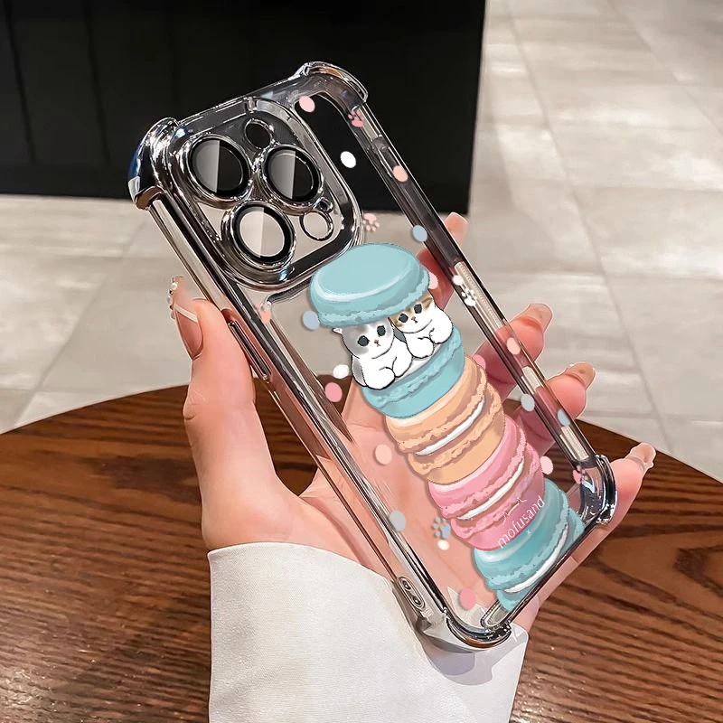 Милый чехол для телефона M-mofusands Cat Oppo A98 A97 A9 A79 A78 A76 A74 A72 A5 A54 A55 A17 A16 A15 A3 4G 5G