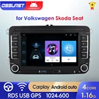 Автомагнитола на Android для VW Polo 5 6 Golf Passat B6 CC Amarok JETTA Sharan Skoda Octavia Rabbit Seat Altea Stereo Multimidia
