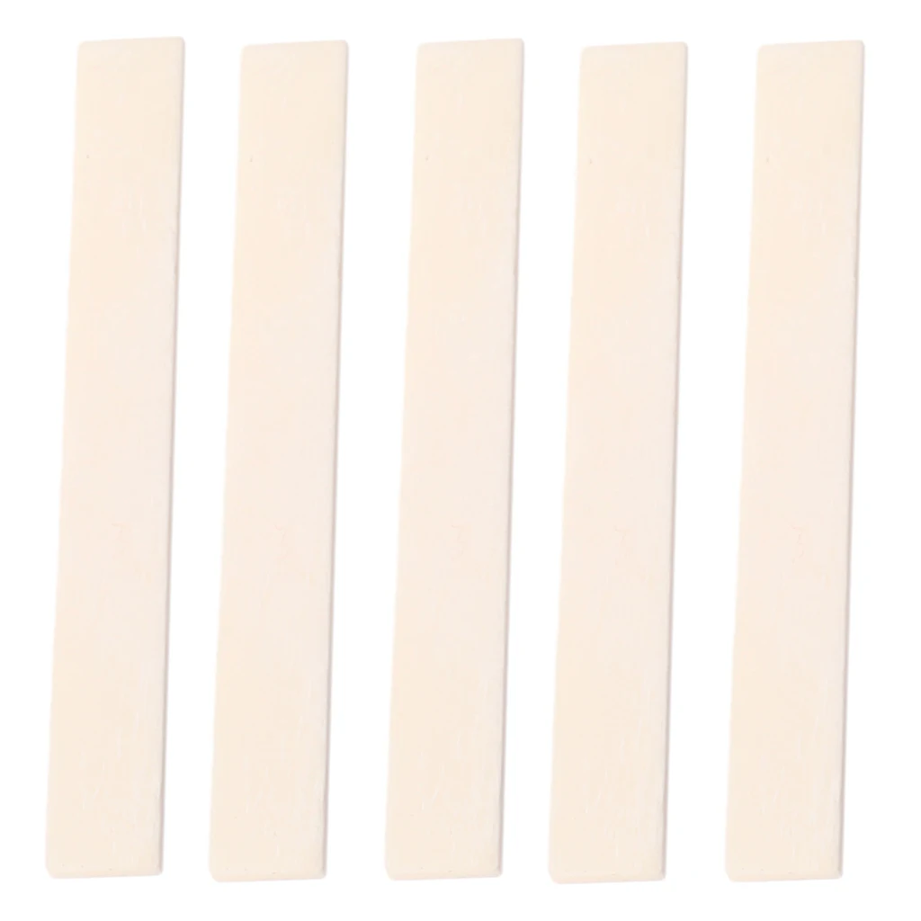 

5x bone nut saddle guitar parts uncut uncut DIY Your Own Saddle