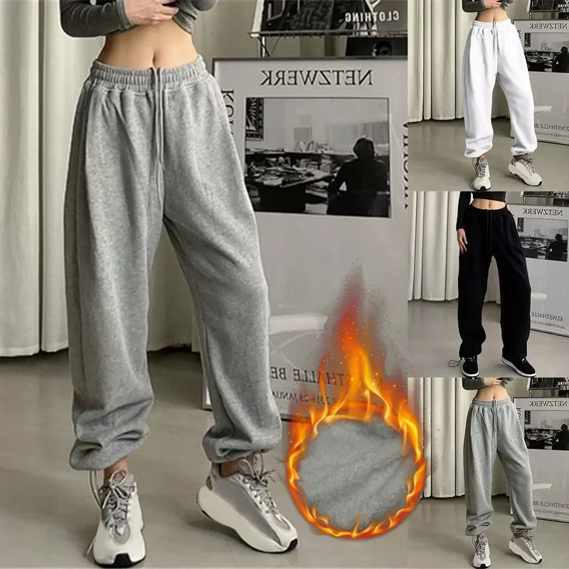 

2022New pants Black Jogging Sweatpants Women for pants Baggy Sports Pants Gray Jogger High Waist Sweat Casual Female Trousers