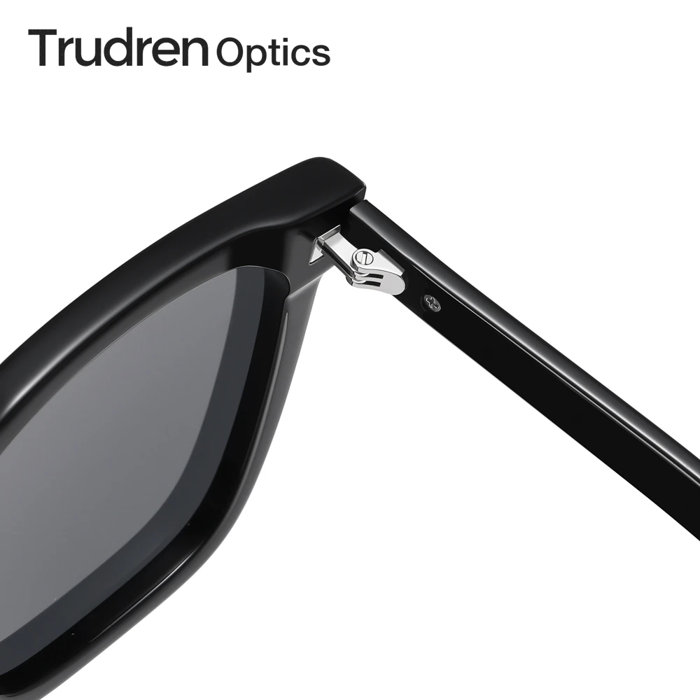 Очки солнцезащитные Trudren унисекс поляризационные с металлическими заклепками и