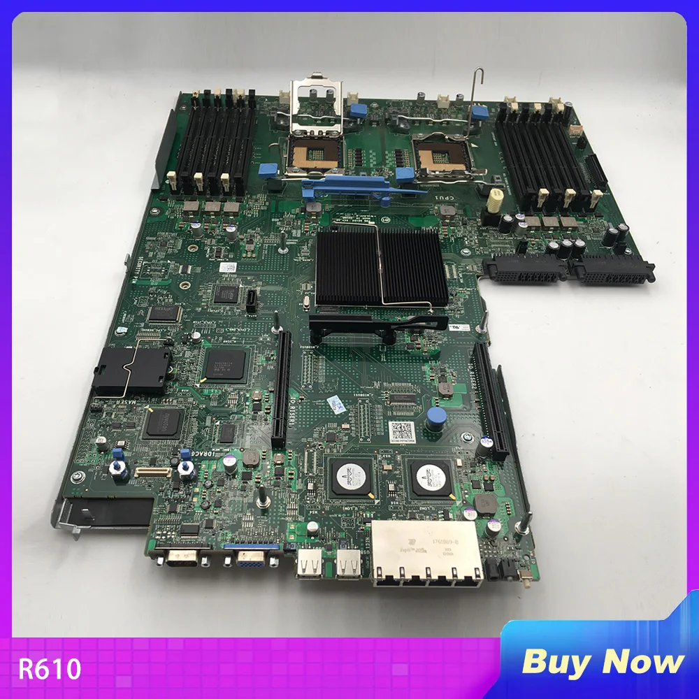 

0F0XJ6 материнская плата для сервера Dell R610 DDR3 LGA1366 8gxhx 08GXHX F0XJ6