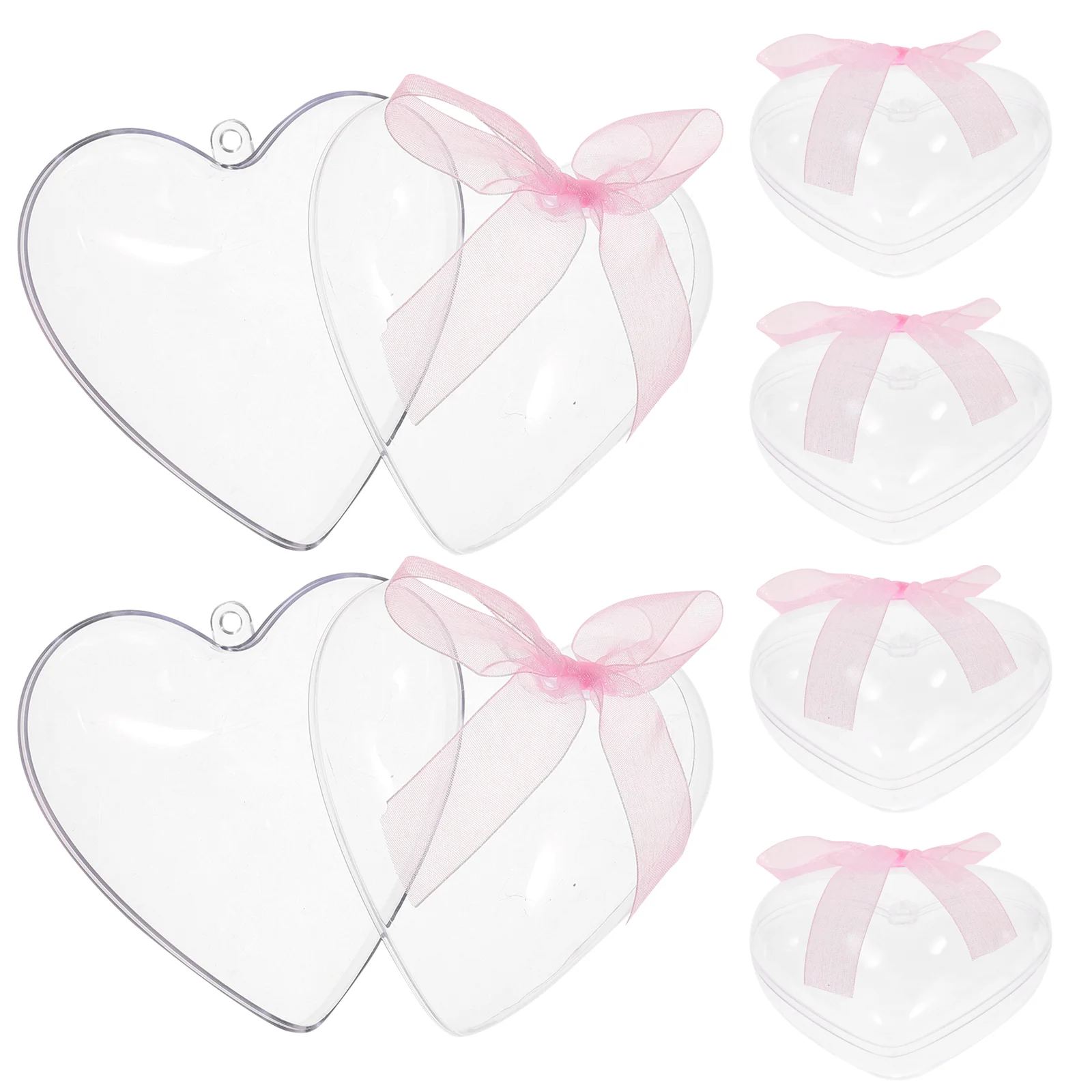 

Box Candy Wedding Heart Boxeschristmas Ornaments Favor Day Gift Ornament Party Tree Fillableshaped Mother’S Bulb Hanging Clear