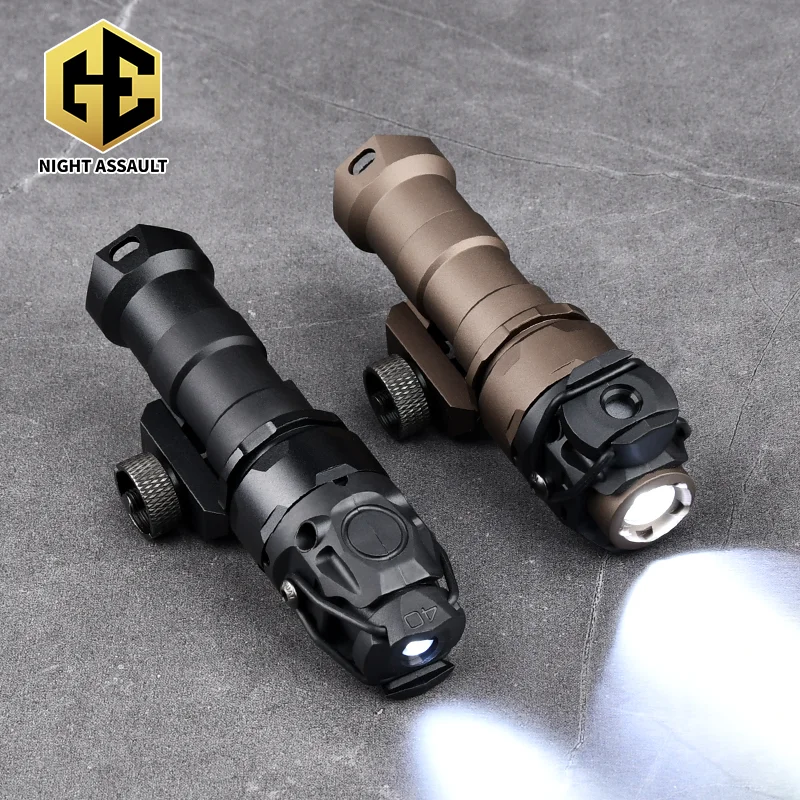 Wadsn KIJI K1-10 Metal Flashlight  500Lum Light Fit 20MM Rail Only 95G Hunting Weapon Scout Torch Hight Quality Lighting