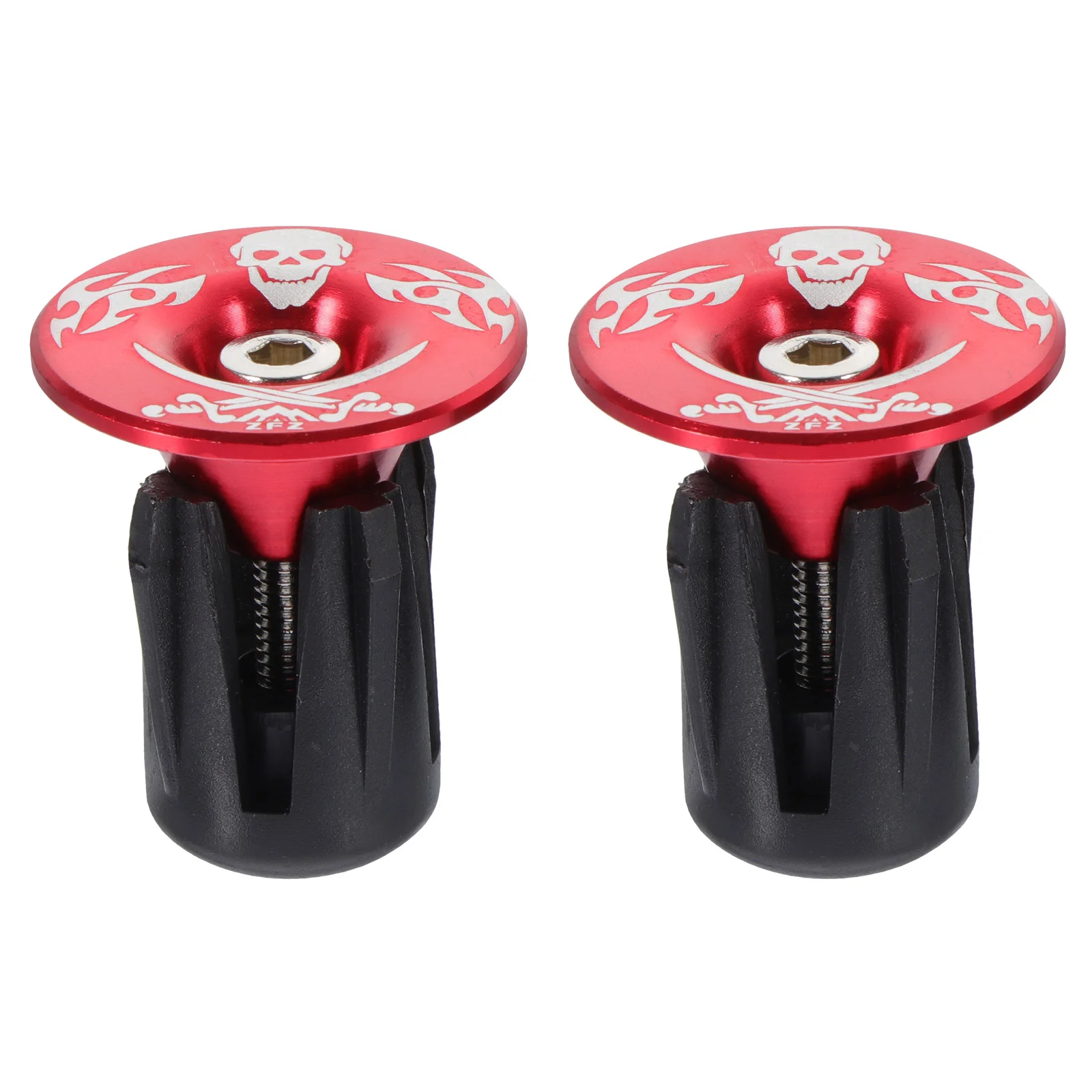 

Bicycle Handlebar Plug Bike Lock Motorcycle Repair Props Road End Plugs Aluminum Alloy Cycling Grip Scooter