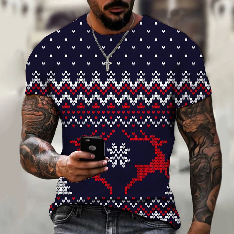 

Men's T-shirts Outfit 2022 New Hip-hop Oversized T-shirt O Neck Summer Tops Funny 3D Printed Casual Luxury Tracksuit Beach Tees