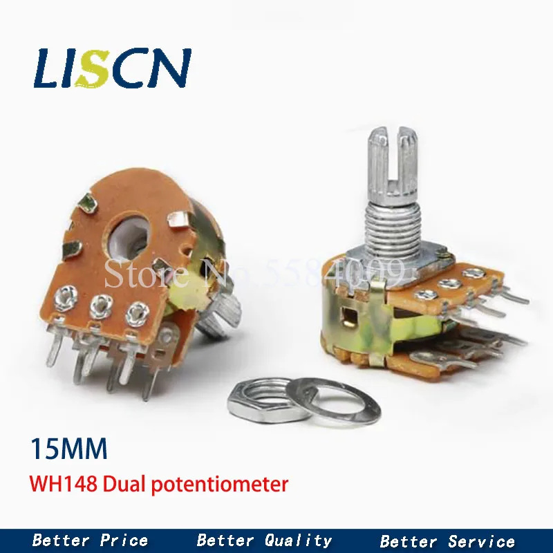 

5 шт. Потенциометры WH148 из углеродной пленки