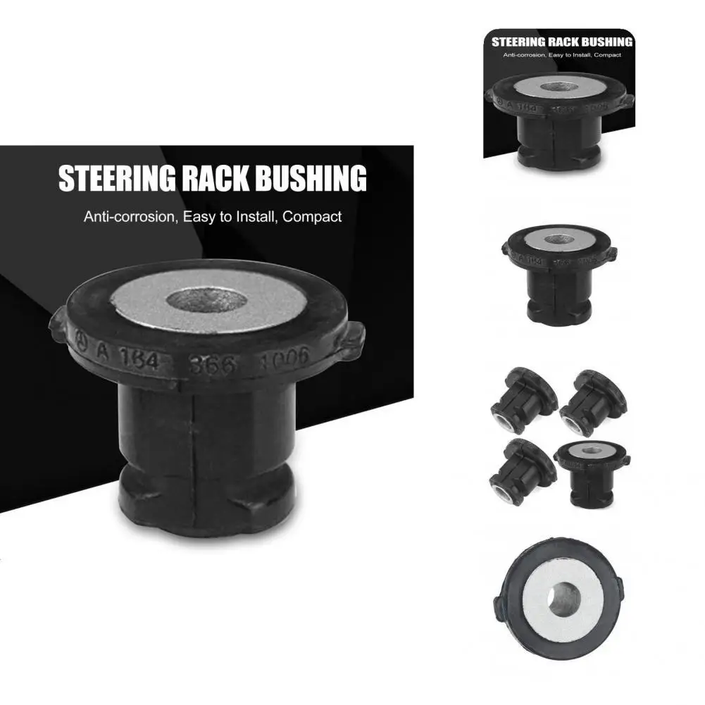 

4Pcs Unique Black Anti-corrosion Sturdy Power Steering Bushing 1644600029 Power Steering Bushing Steering Rack Bushing