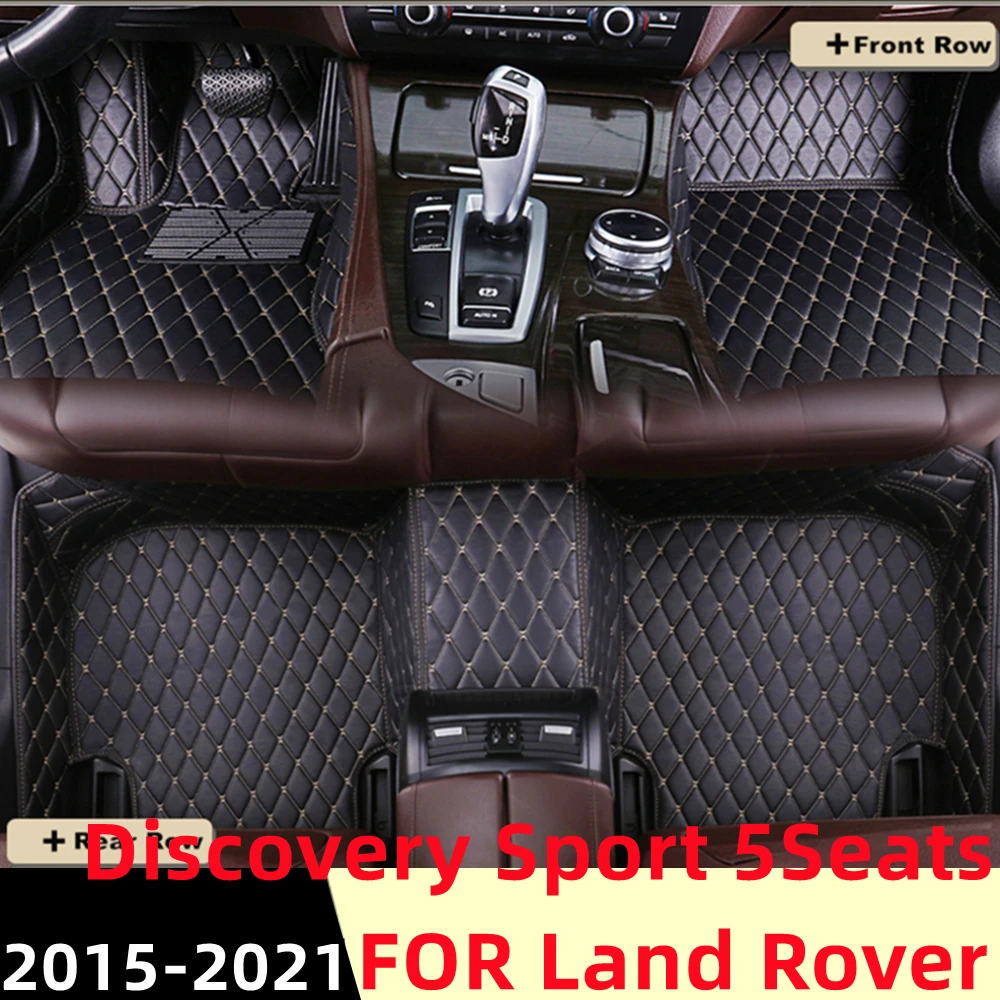 

Car Floor Mats For Land Rover Discovery Sport 5Seats 15-21 Waterproof XPE Leather Custom Fit Front &Rear FloorLiner Cover Carpet