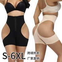european and american large size high waist corset breasted abdomen pants powerful body shaping pants female sexy butt pants