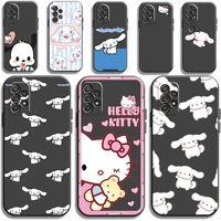 kuromi hello kitty cute phone cases for samsung galaxy m11 12 s8 s9 s10 s20 s20fe s21 s21plus s21 uitra carcasa soft tpu