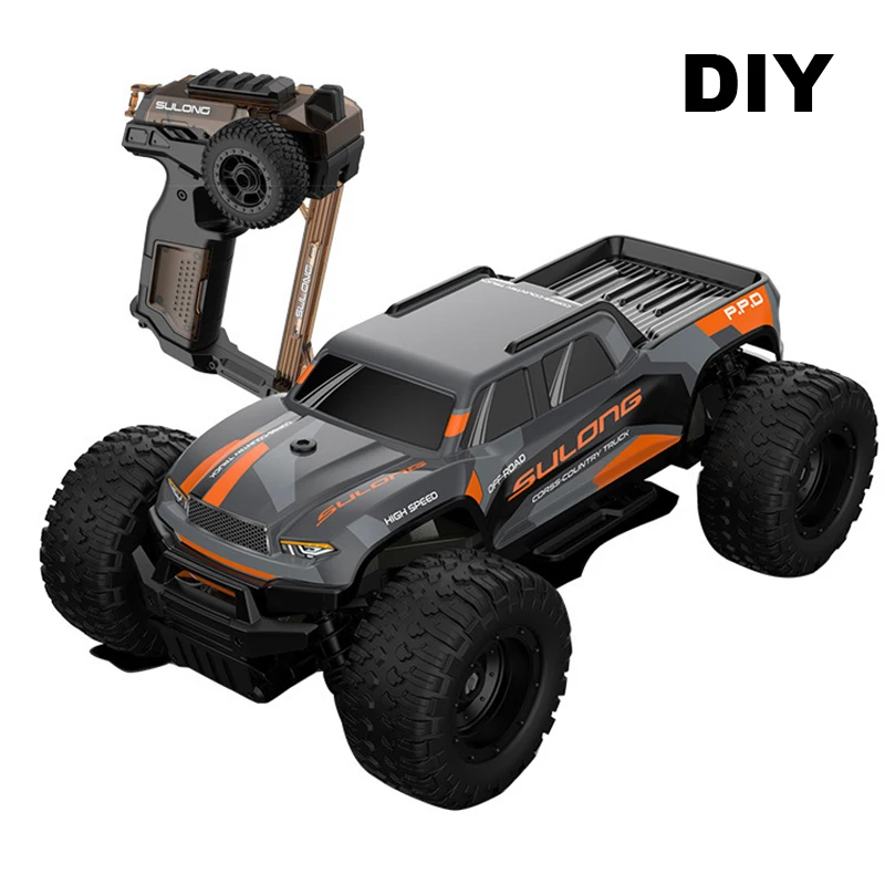 

DIY RC car 2.4G remote control toys racing model puzzle assemble SUV climb off-road Buggy electric toys car for gift boys child