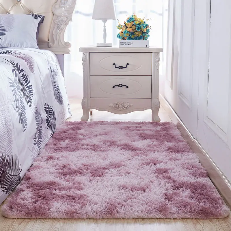 

Children Bed Room Fluffy Floor Carpets Thick Carpet for Living Room Plush Rug Window Bedside Home Decor Rugs Soft Velvet Mat