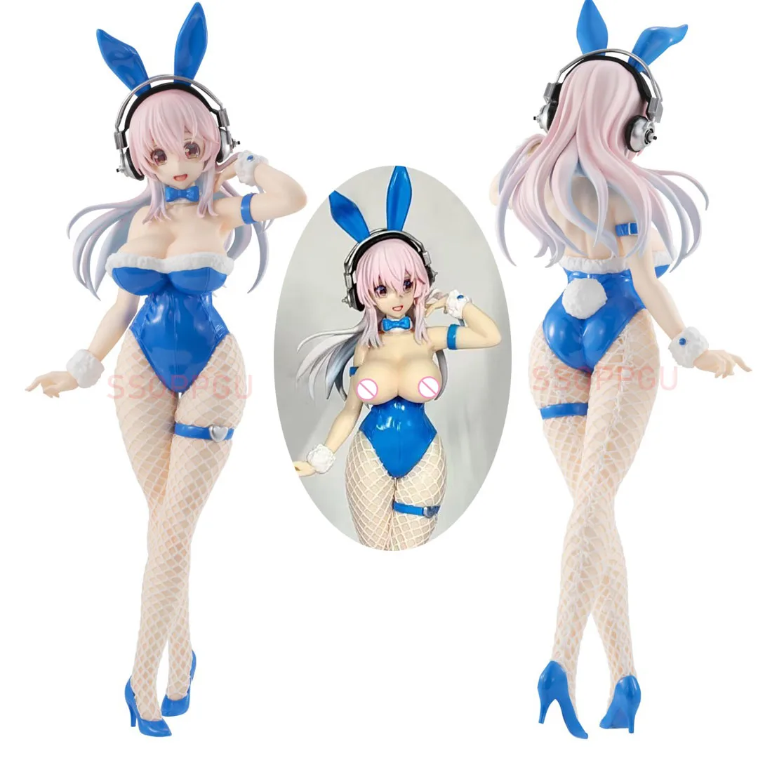

FuRyu BiCute Bunnies SUPER SONICO SUPERSONICO Suupaa Soniko Anime Bunny Girl PVC Action Figure Toy Adult Collection Model Doll