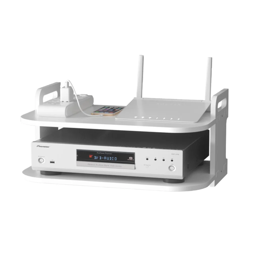 

1 Pc Wire Storage Boxes Shelf for Router Internet Router Storage Rack Router Organizer Box Wireless Router Wall Holder