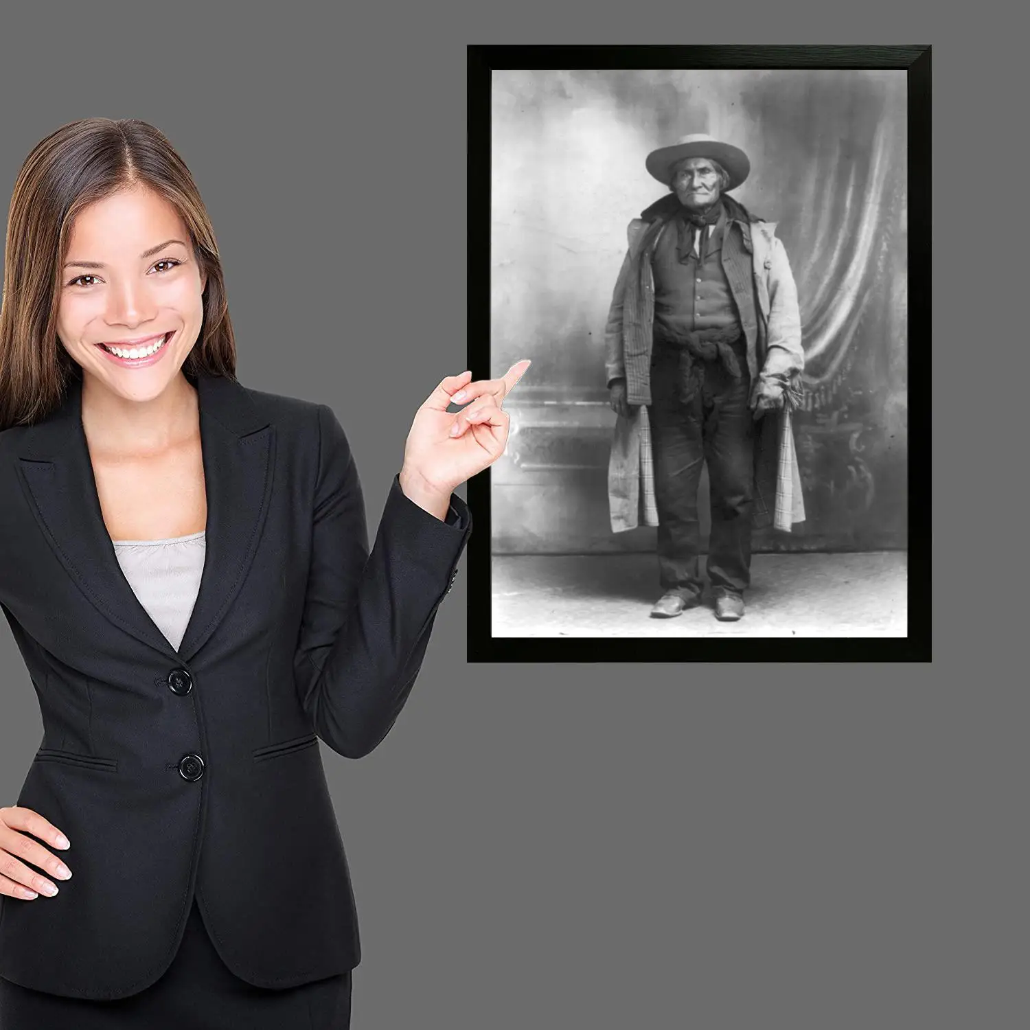 Художественный постер &quotСовременная семья&quot на холсте