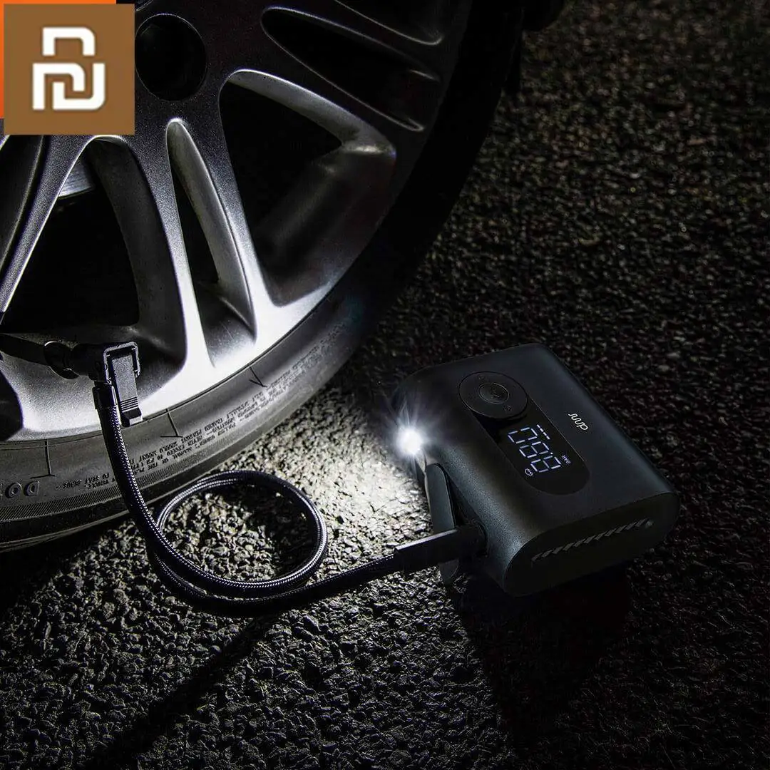 

Автомобильный воздушный компрессор Xiaomi, перезаряжаемый насос с чехлом для хранения, 12 В, 29 л/мин