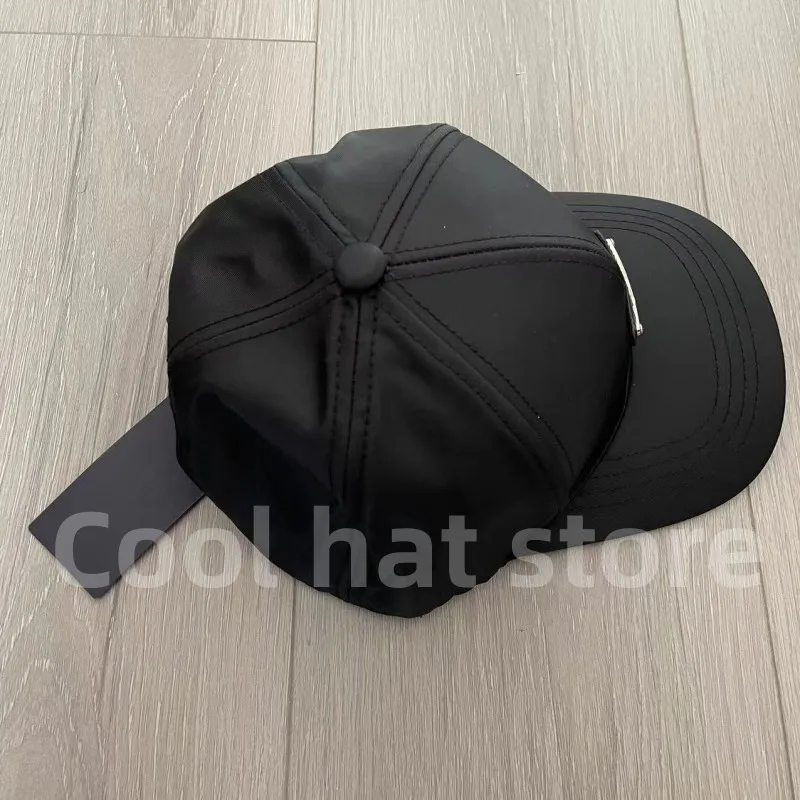 

2023 Designer Nylon Baseball Cap for Women Black Sun Hats Dad Hat Unisex Cap Snapback Men Women Summer Hats Dropshipping