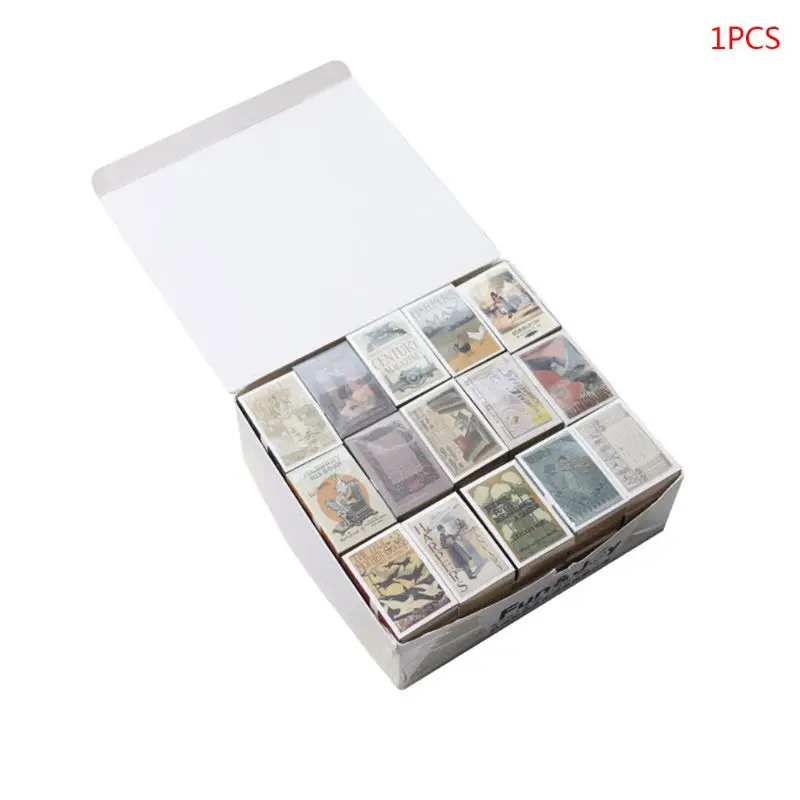 

L43D Pocket Note Papers Mini Sketching Pad Match Case-shaped Notepad Adhesive Binding 112 Sheets Tear-off Unlined Papers