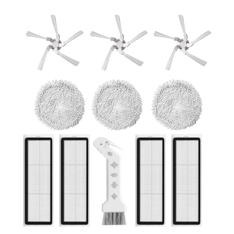 

11Pcs For Xiaomi Dreame W10/W10 Pro Vacuum Cleaner Accessories Washable Mop Cloth Filter Side Brush Household Cleaning