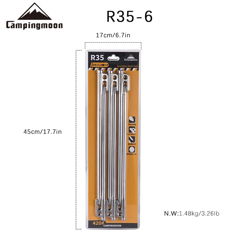 Сверхмощная стальная палатка с крючком и отверстием для наружной палатки