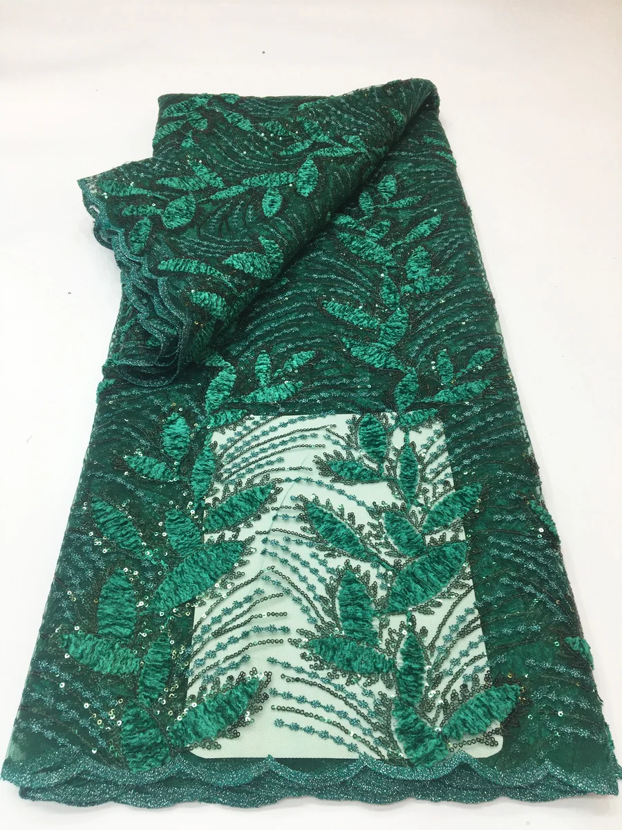 Новейшая серая африканская кружевная ткань с блестками 2022 высокое качество