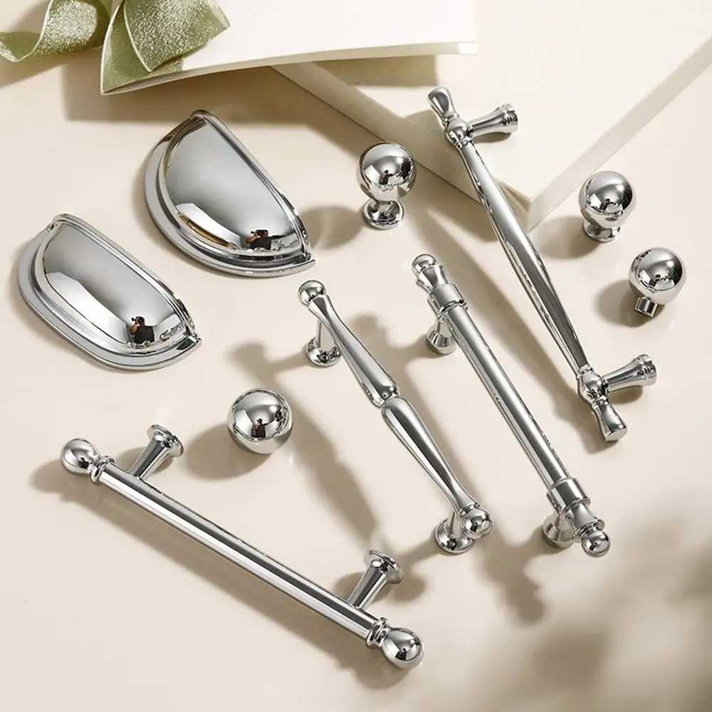 Аксессуары хромированная ручка шкафа современная фурнитура дверные ручки ящика