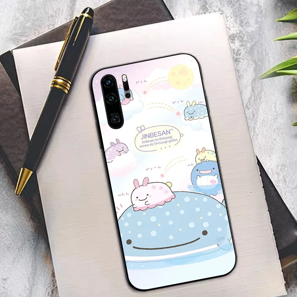Милый чехол для телефона kawaii Jinbesan Huawei P 8 9 10 20 30 40 50 Pro Lite Psmart Honor lite 70 Mate 20lite