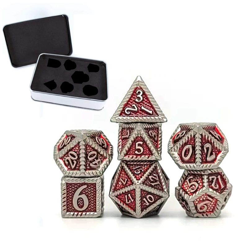 

7x Various Shapes Multi-faceted Dices for Club/Party/Family DIY Game Accessories