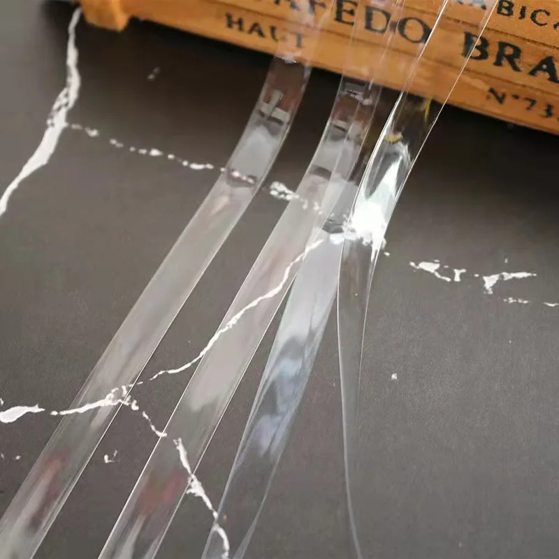 Прозрачная эластичная лента из ТПУ для шитья одежды, 8 мм, 10 мм