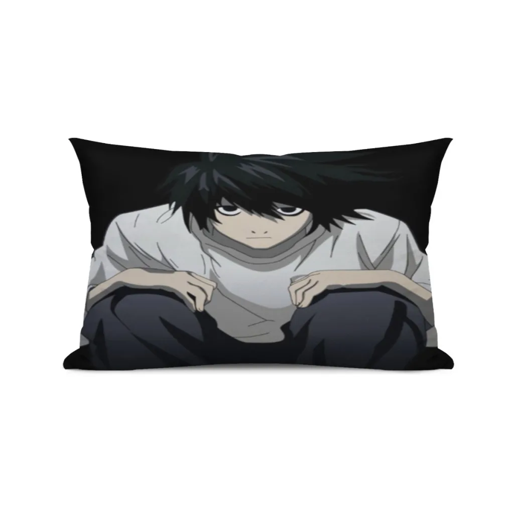 

New-custom-death-note-Rectangular Cushion Cover 30x50 Polyester Pillowcase Decorative Sofa Cushions Home Decor Pillow Cases
