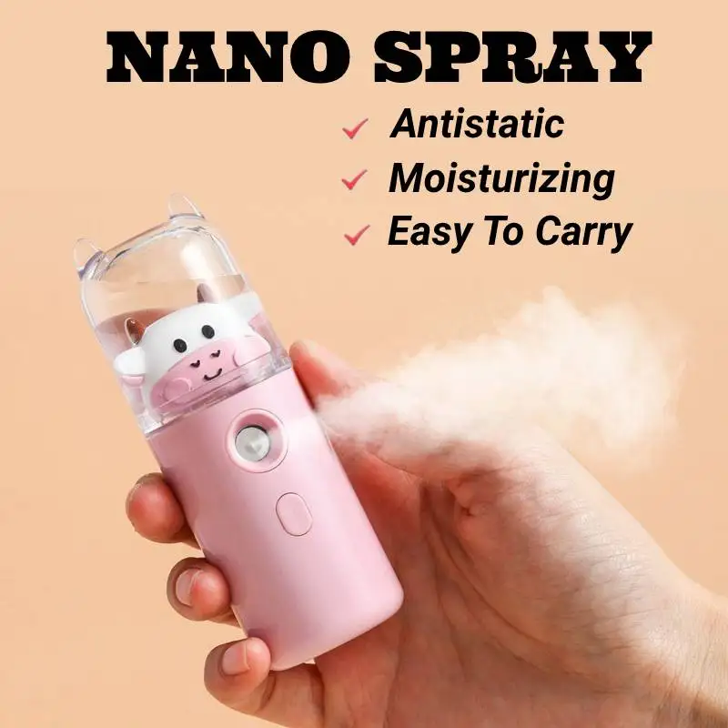 

Facial Sprayer Humidifier Rechargeable Nebulizer Face Steamer USB Nano Mist Moisturizing Beauty Instruments Face Skin Care Tools