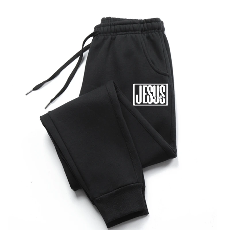 

jusus is king letter 100% cotton funny Men trousers Men trousers short men's pants Summer O-neck Men trousers men's pants high q