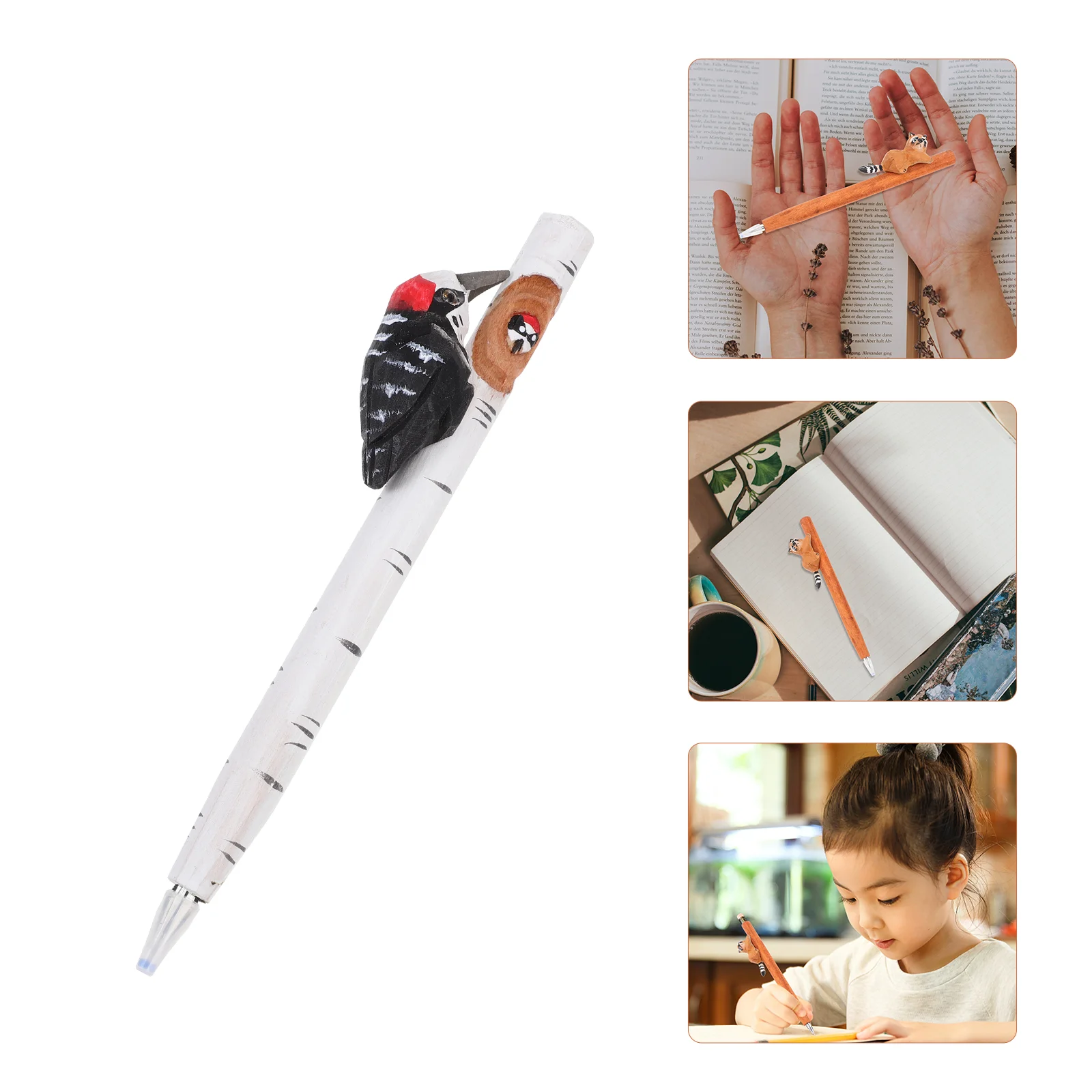 

Pen Wooden Ballpoint Pen Ballpoint Pen Wooden Pen Animals Ballpoint Pen for Gift Student Home Collection