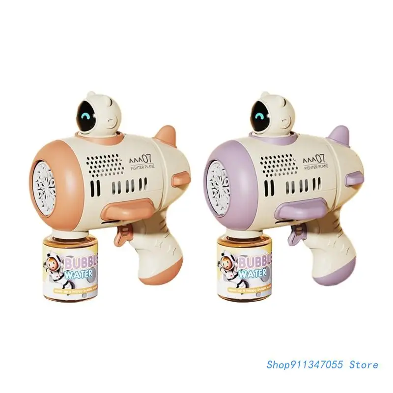

Electric Automatic Soap Astronaut Bubbles Machine Kid Portable Outdoor Party Toy Led Light Blower Toy Children Drop shipping