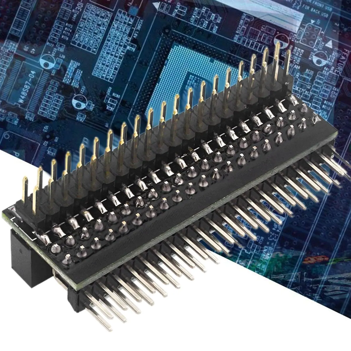 40Pin GPIO Edge Плата расширения для Raspberry Pi 4B/3B +/3B/2B /Zero один-два боковой штырьковый