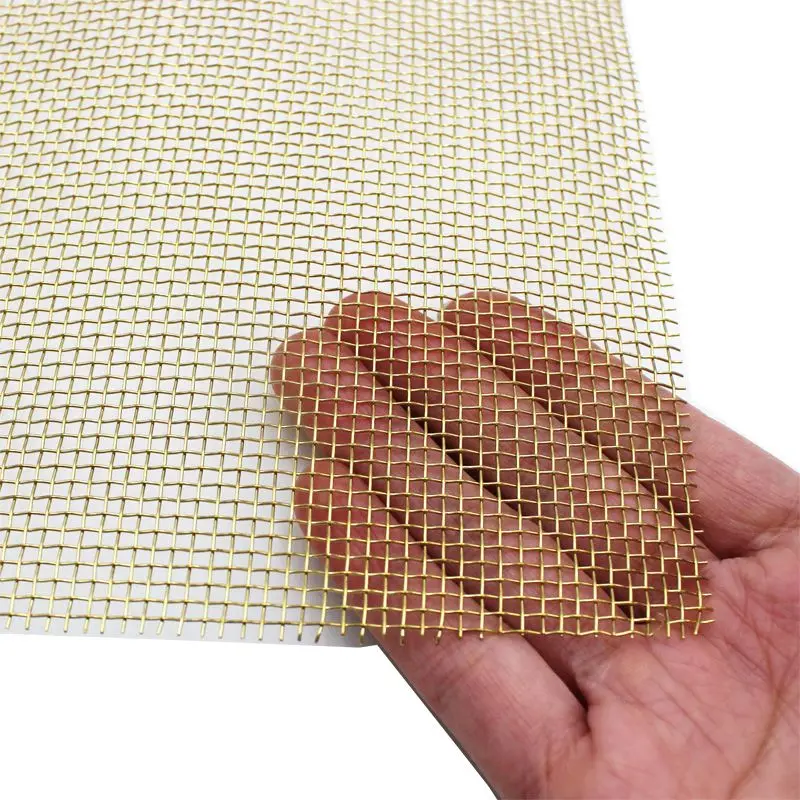 

210x300mm Pure Brass Woven Wire Mesh Metalwork Filtration Heavy Duty to Ultra Fine 6 To 200 Mesh