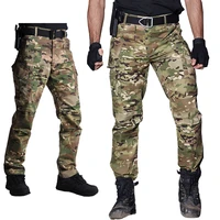 men camo multi pockets cargo pants quick dry outdoors sports tactical trousers camouflage trousers travel hiking climbing