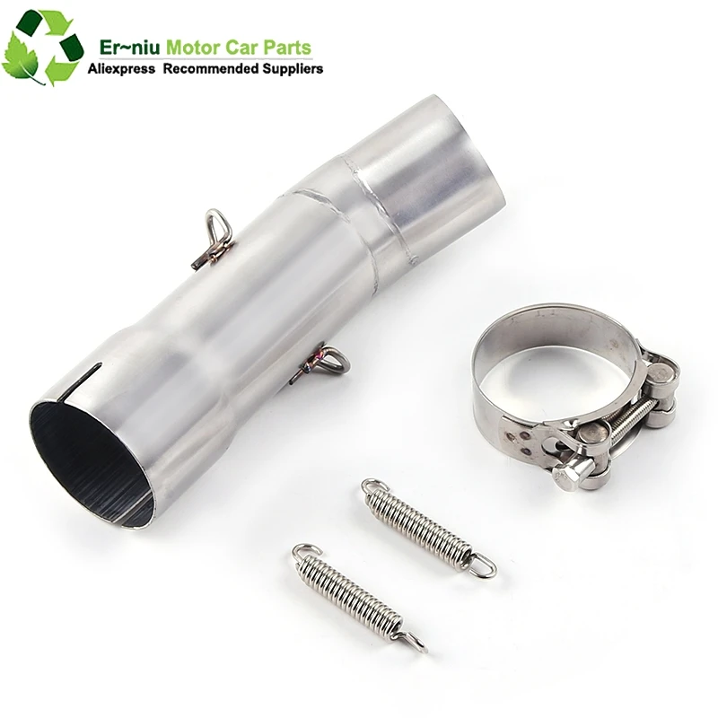 

Full System Muffler Escape Exhaust Middle Link Pipe Accessories Slip On For Yamaha Fazer FZ8 FZ8N FZ800 2010 To 2016 Motorcycle